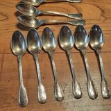 Silver-plated metal teaspoon