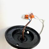 Wall lamp COL de Cygne authentic steel cast old lamp 1920 1930