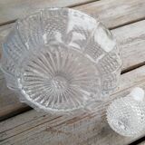 Diamond tip glass decanter