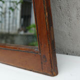 Miroir ancien en bois 36x49cm