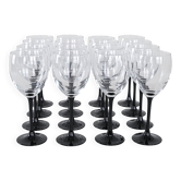 16 verres à vin danois, années 1970