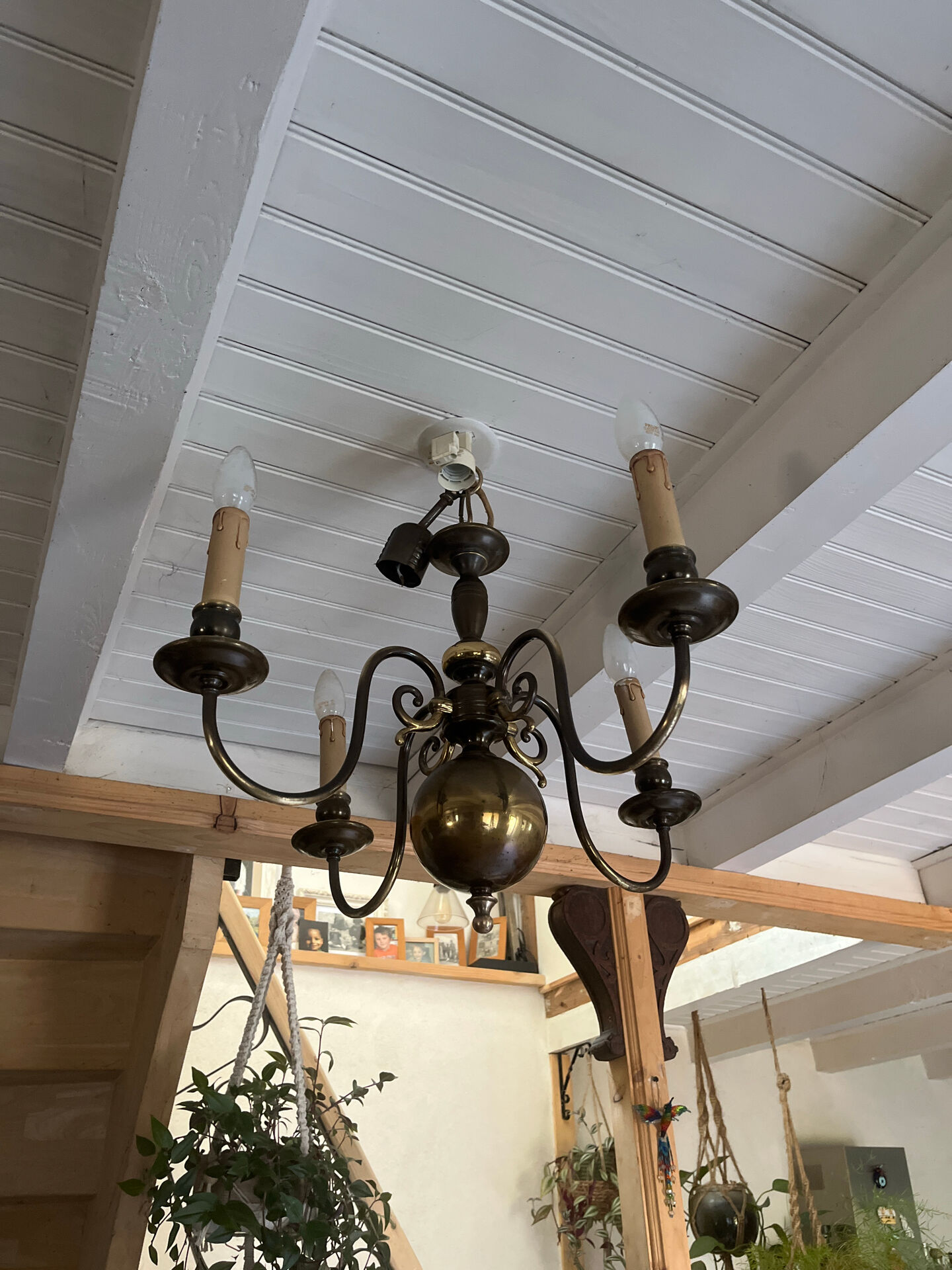Lustre style Hollandais 4 branches