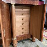 Empire style row in mahogany and oak veneer