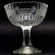Basket-shaped pressed glass sugar bowl, Ząbkowice, Poland, 1970s