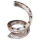 Vintage Silver Plated Horseshoe Candle Holder Equestrian Home Interior Accent