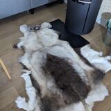 Reindeer skin rug