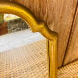 Old golden mirror