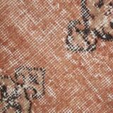 3x12 Brunt Red & Brown Vintage Runner Rug, 88x382Cm