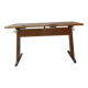 Table école avec encrier metal vintage Casala