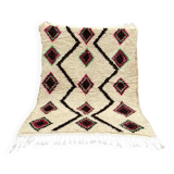 Petit tapis marocain Azilal, authentique tapis berbère vintage marocain