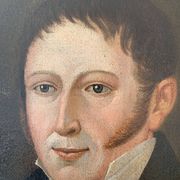 Antique Portrait Painting of a German Gentleman, 19th century