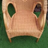 Rattan armchair