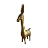 Figurine âne en laiton