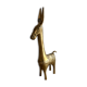 Figurine âne en laiton
