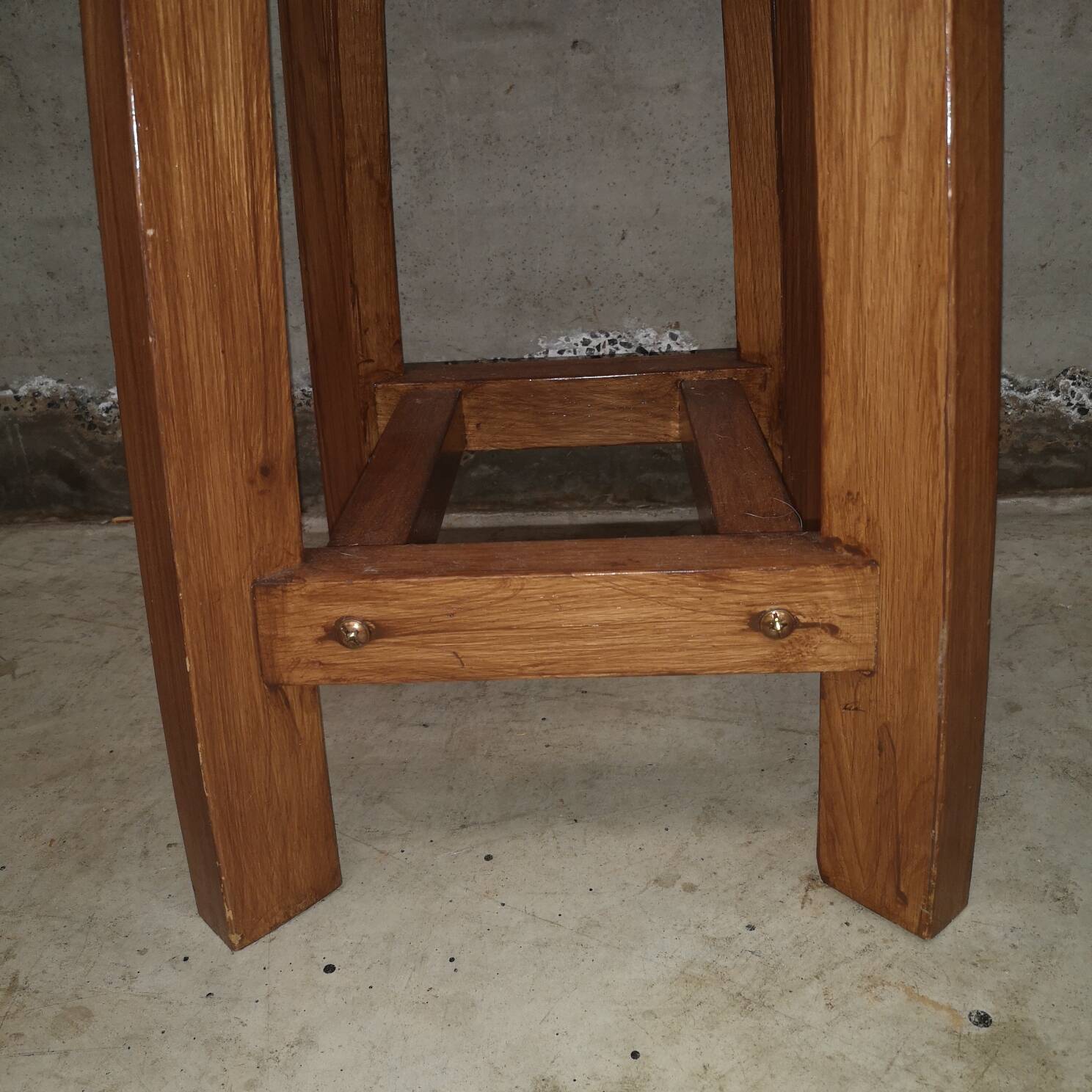 Vintage wooden bar stool