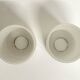 Pair of Scandinavian Wall Lights - Opaline Brass Wood - 50's 60's