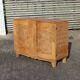 French Art Deco Sideboard - Antique Sideboard in Gilded Walnut Marquetry - 1930s