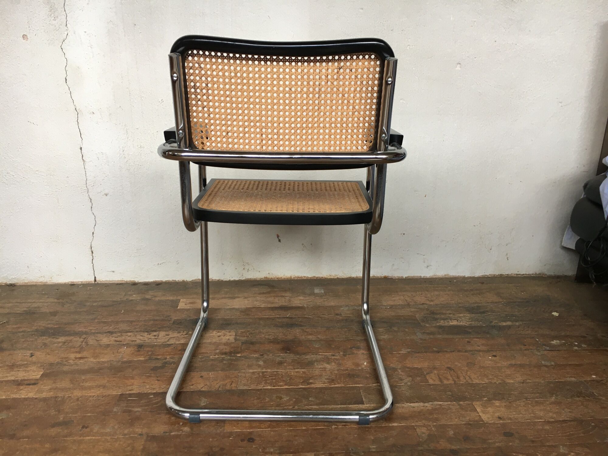 Fauteuil Marcel Breuer b32 vintage 1950 noir