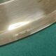 Oval silver-plated metal tray Christofle Malmaison model