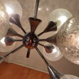 Vintage sputnik chandelier 70'S , 8 lights