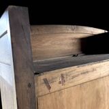 Superb large Parisian oak wardrobe (1930s/1940s)
