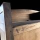 Superb large Parisian oak wardrobe (1930s/1940s)