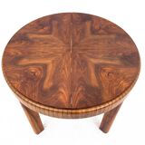 Art Deco round table, Poland, 1940s. After renovation.