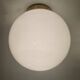 Grand plafonnier globe opaline