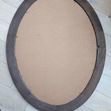 Miroir ancien ovale biseauté