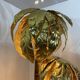 Brass Palm Tree Floor Lamp 1970s Hollywood Regency Vintage Maison Jansen