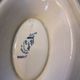 Bowl sauce trinket bowl porcelain earth iron vintage blue flowers Sarreguemines