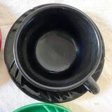 Colorful vintage mugs