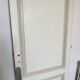 Old painted wooden interior door