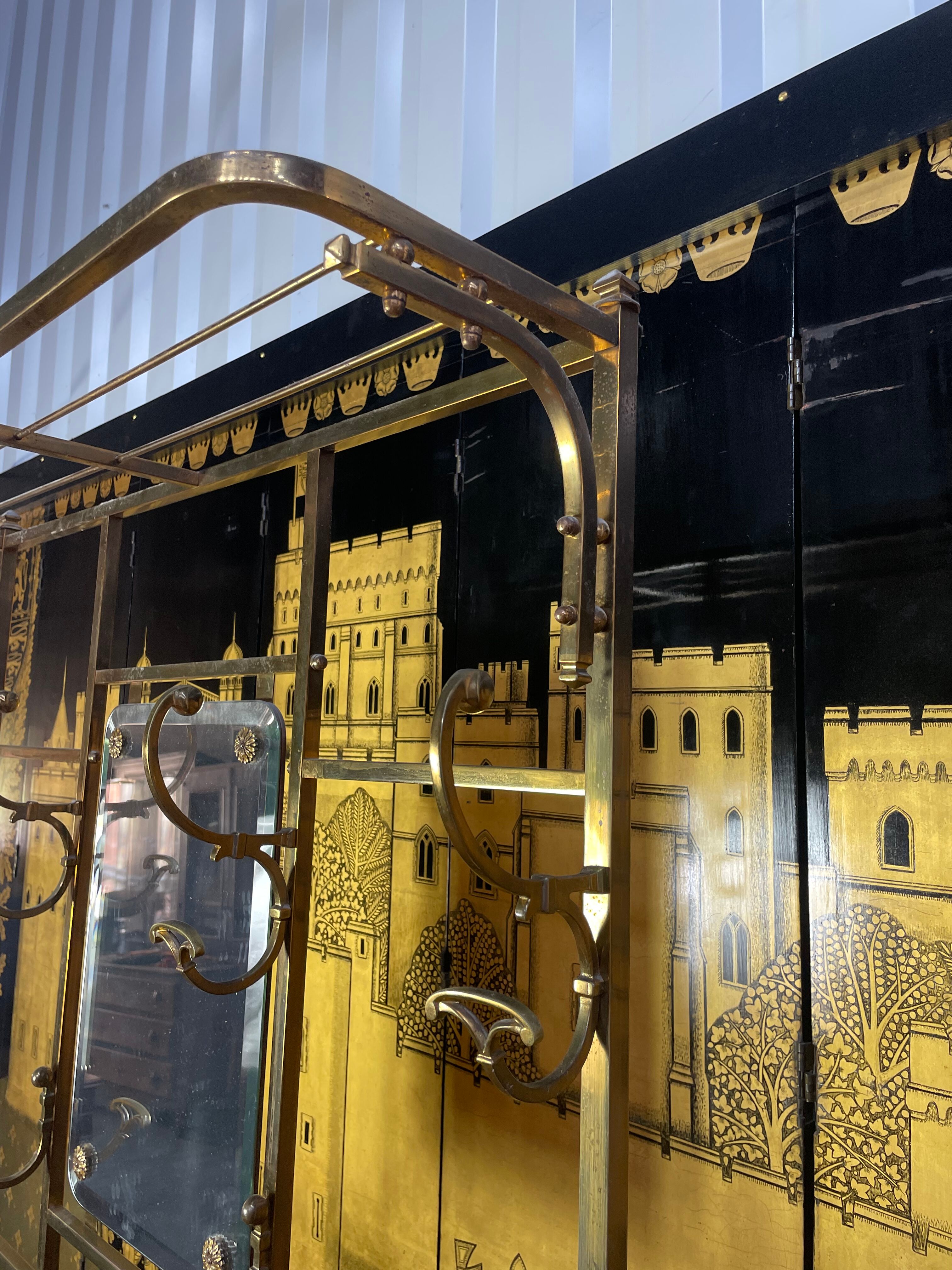 Cloakroom - Solid brass coat rack