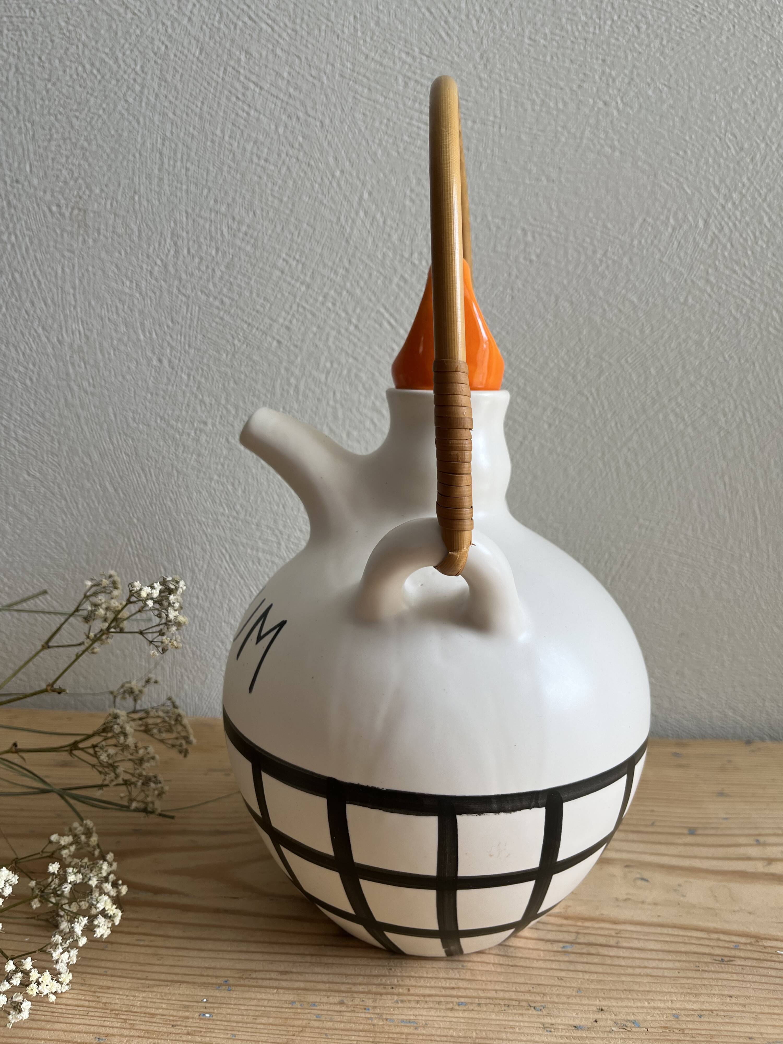 Lili Voltz Vintage Ceramic Rum Bottle