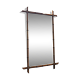 Miroir cadre bambou