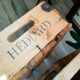 Paire caisses bois et fer Hediard