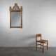 Miroir rococo-vénitien belge du XXe siècle en bois doré