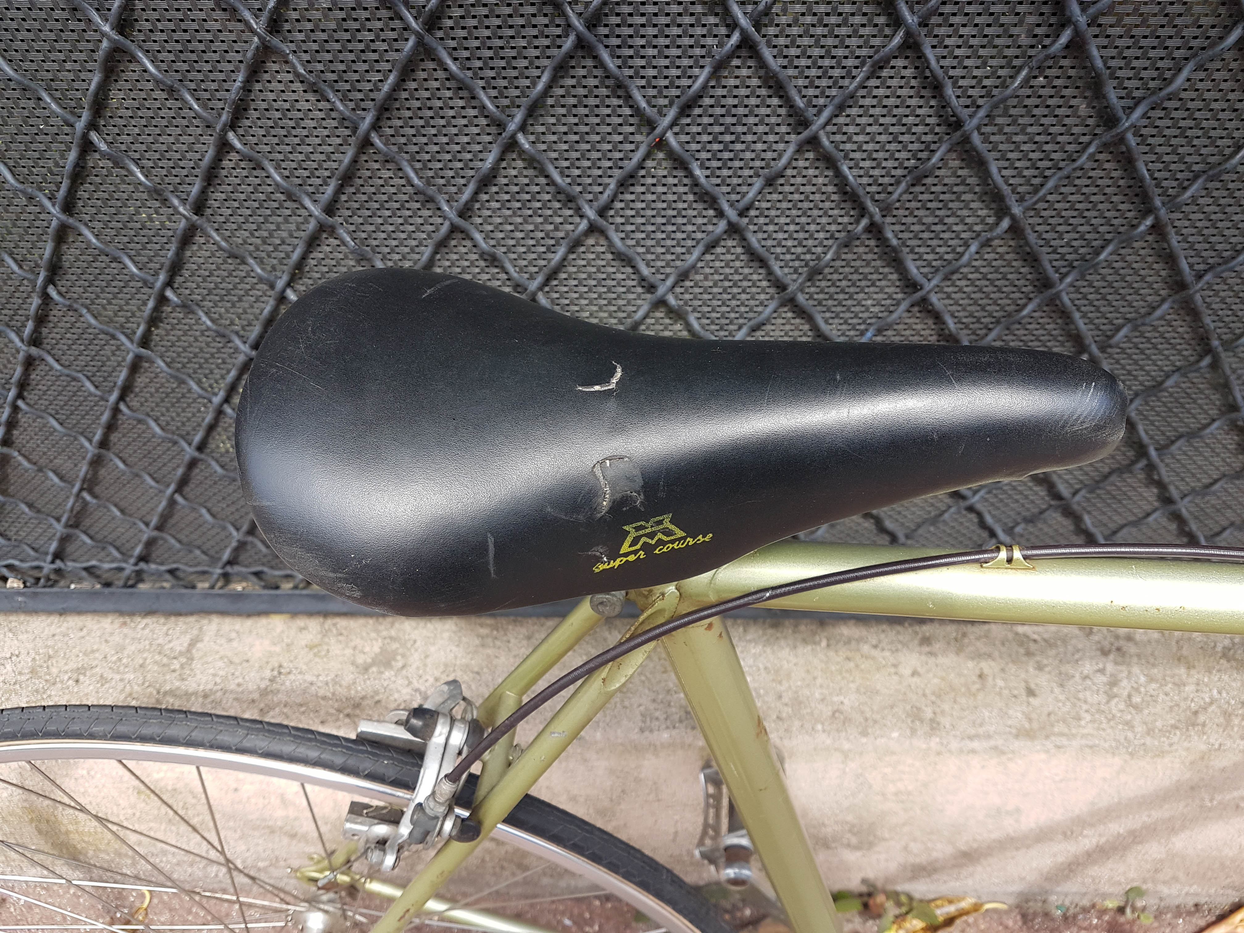 Vélo de course vintage Motobecane vert
