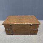 Antique painted Swedish wooden chest