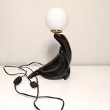 Sea lion lamp with its small ceramic