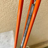 Office lamp architect aluminor France vintage 70s orange