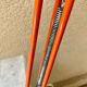 Office lamp architect aluminor France vintage 70s orange