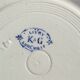 6 flat plates in Earthenware KG Lunéville livry model - D 21cm