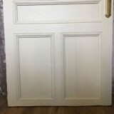 Old wooden glass door