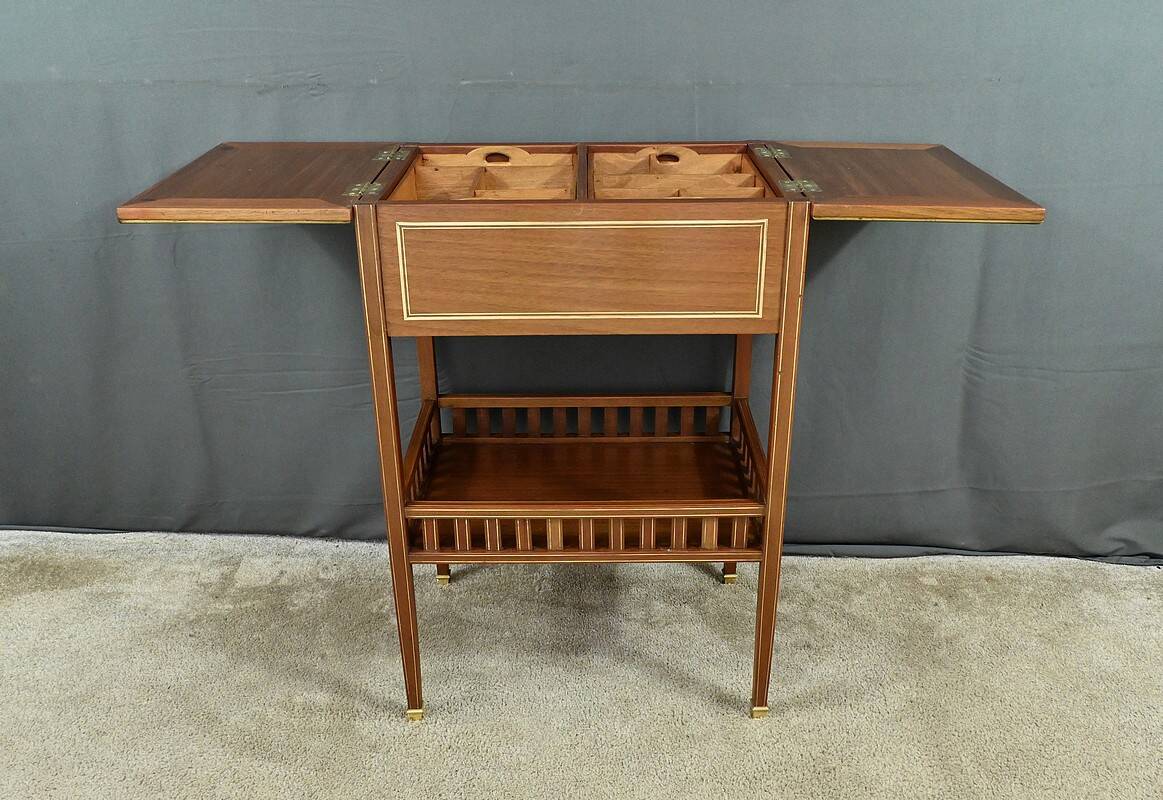 Small Mahogany Coffee Table, Maison Pagny, Directoire style – Early 20th century