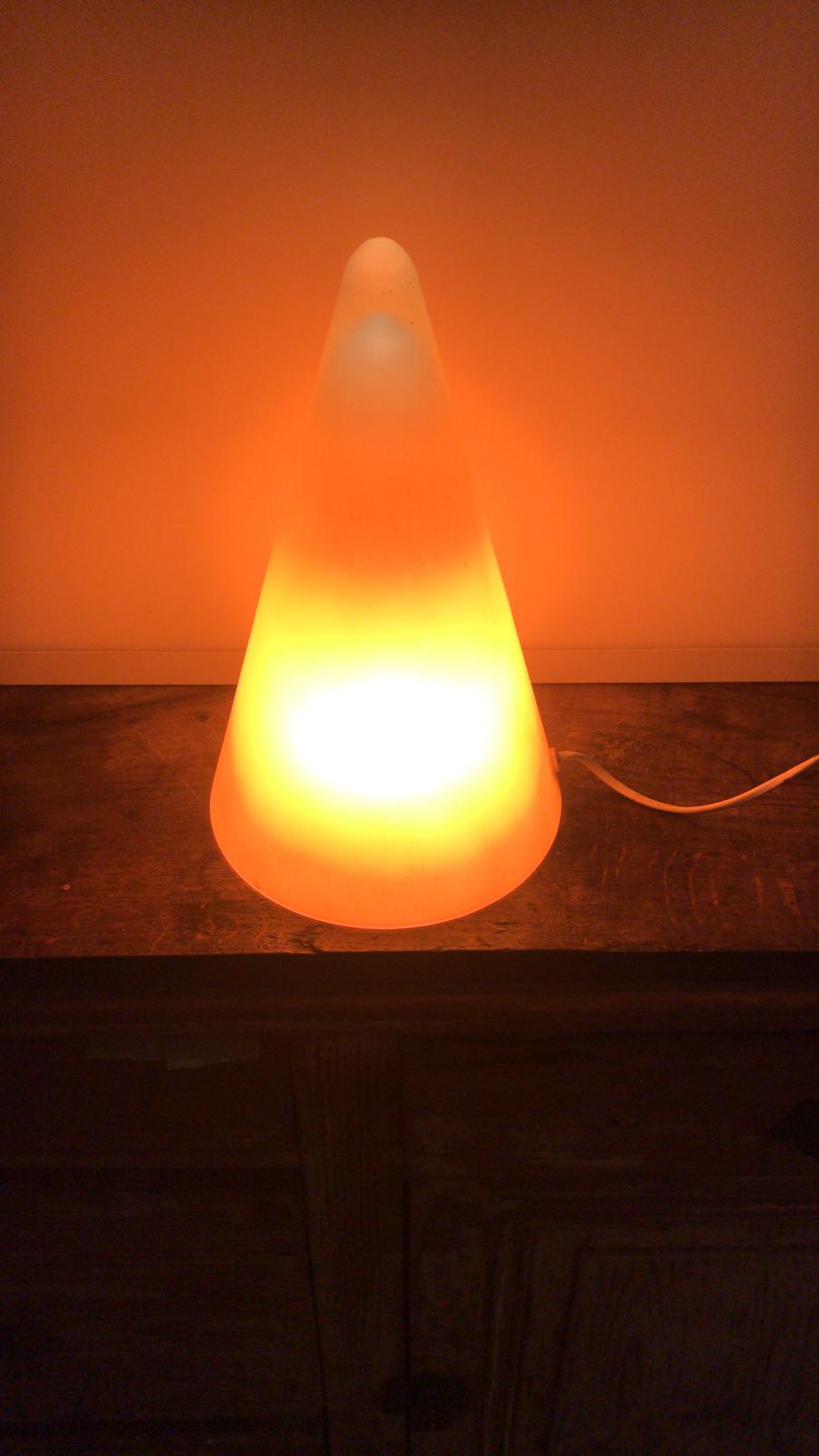 SCE teepee cone lamp