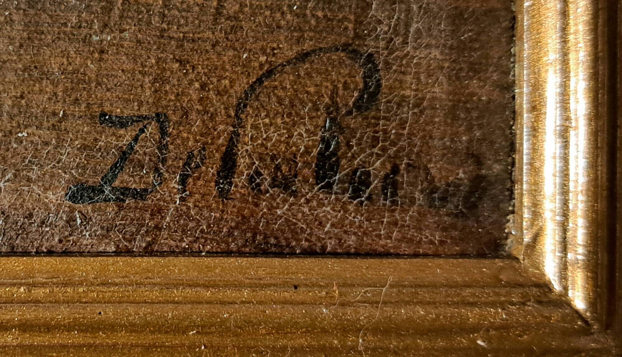 Paire de tableaux impressionnistes, HST Marine orientaliste XIXème siècle