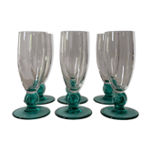 Lot of 6 vintage glasses