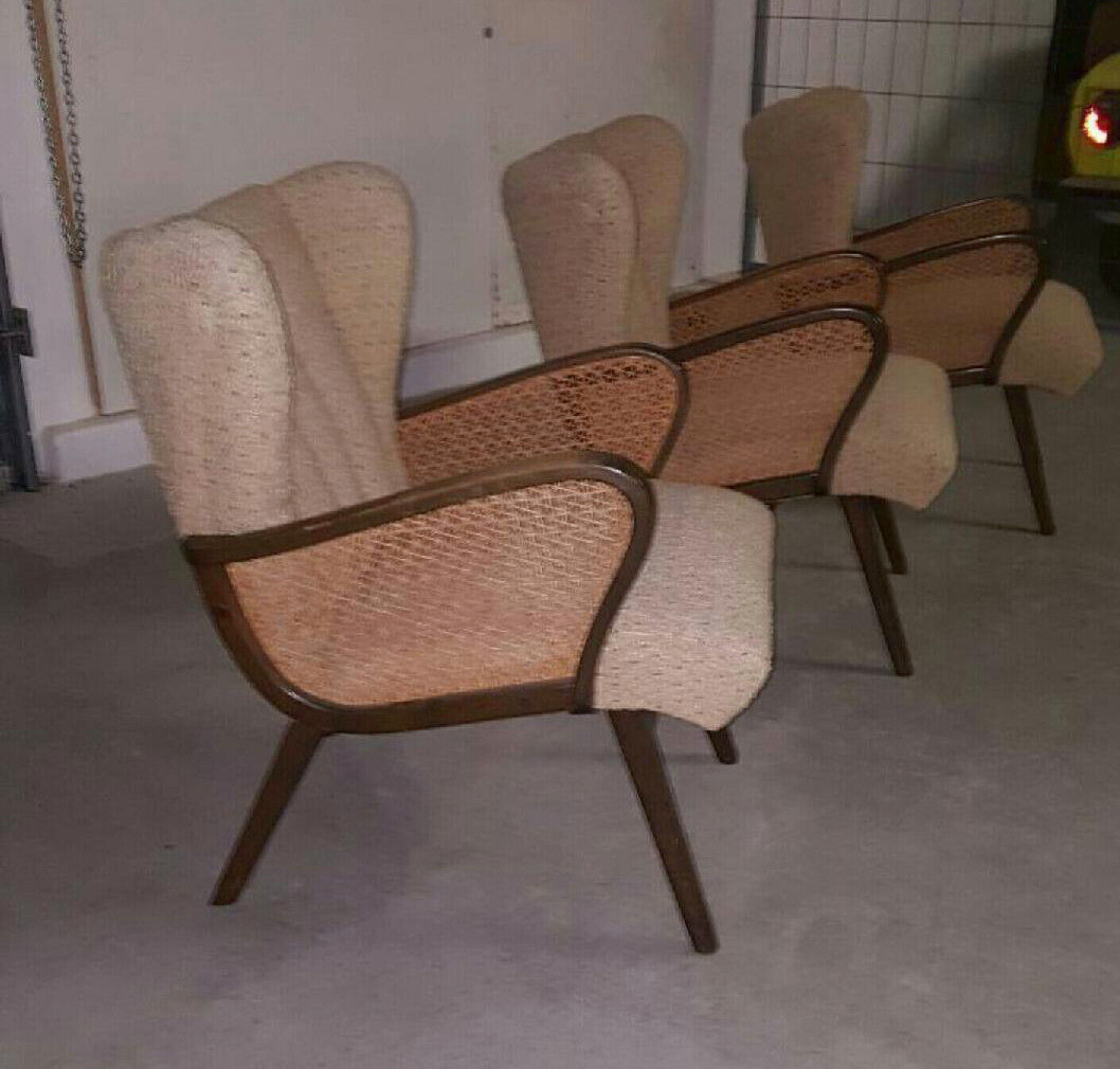 50s wing chair chair